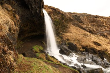 Selvallafoss Şelalesi Batı İzlanda 'daki Snaefellsnes yarımadasında.