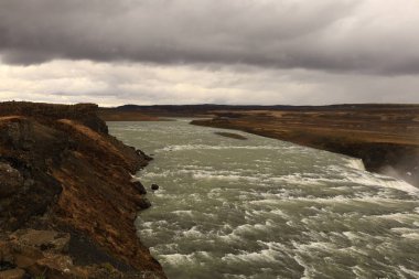 İzlanda 'nın Vesturland bölgesindeki bir dağa bakın.