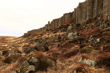 Gerouberg, İzlanda 'nın batısındaki Snaefellsnes Yarımadası' nın güney tarafındaki bir uçurum boyunca uzanan mükemmel şekilli altıgen bazalt sütunlardan oluşan bir sıra.
