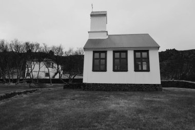 Ada 'daki Gerduberg Kilisesi' nin manzarası