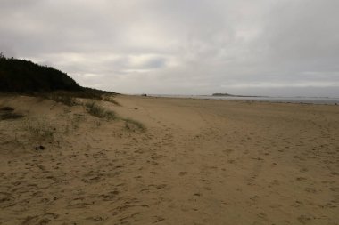 Portekiz 'in kuzeybatısındaki Toledo plajına bakın.
