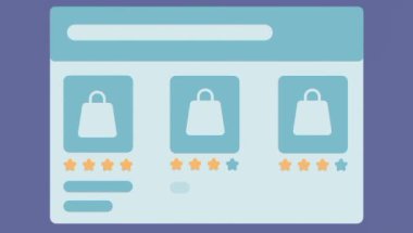 ekommerce web sitesinden satın alma animasyonu, çevrimiçi ürünleri tarama, Ticaret Alışveriş Konsepti.
