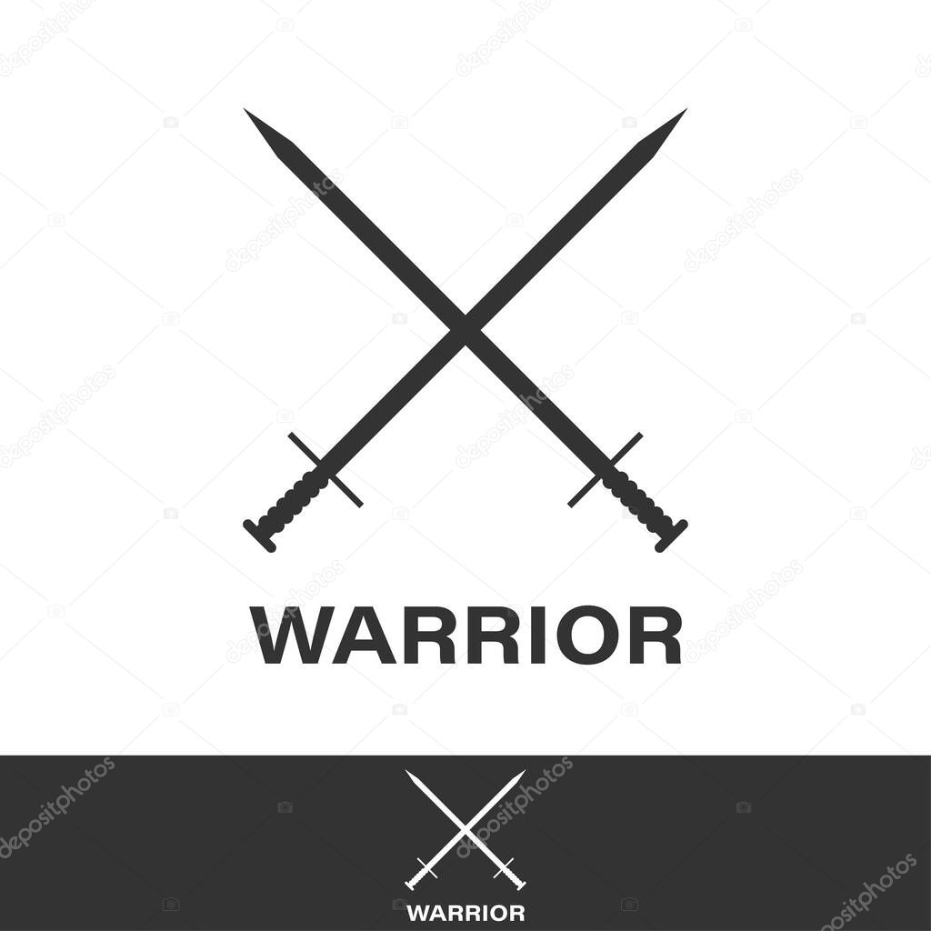 Warrior Logo Design  Spartan, Viking, and Samurai Style Emblem