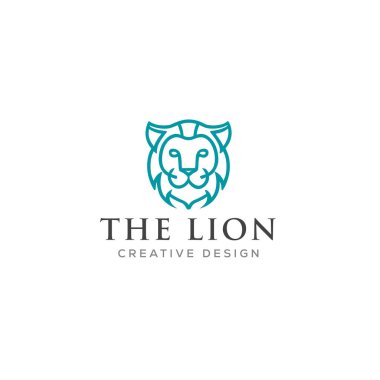 The Lion Logo Design Template clipart