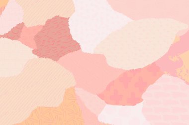 Soyut siyah konturlar, el vektör desen çizdi. Geometrik tarzı Retro soyut desen. Soyut çok renkli geometrik desen.