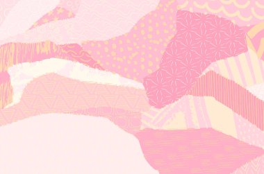 Soyut siyah konturlar, el vektör desen çizdi. Geometrik tarzı Retro soyut desen. Soyut çok renkli geometrik desen.