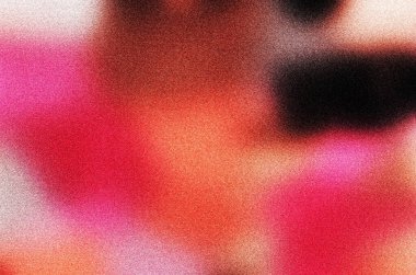 Bulanık kumlu gradyan arkaplan dokusu. Renkli dijital tahıl yumuşak ses efekti deseni. Lo-fi çok renkli eski model. VHS Arıza Dokusu