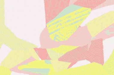 Soyut siyah konturlar, el vektör desen çizdi. Geometrik tarzı Retro soyut desen. Soyut çok renkli geometrik desen.