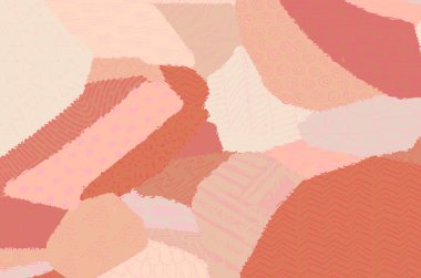 Soyut siyah konturlar, el vektör desen çizdi. Geometrik tarzı Retro soyut desen. Soyut çok renkli geometrik desen.