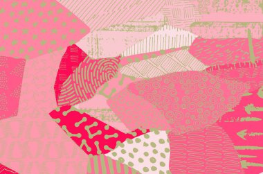 Soyut siyah konturlar, el vektör desen çizdi. Geometrik tarzı Retro soyut desen. Soyut çok renkli geometrik desen.