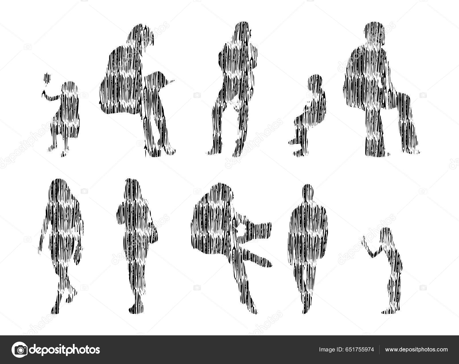 Human silhouette Vectors & Illustrations for Free Download