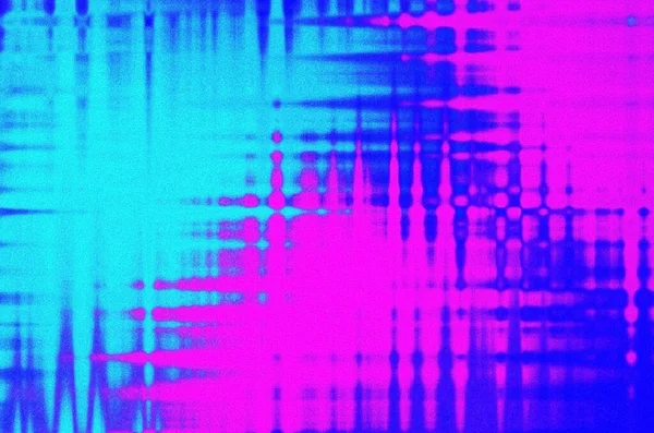 Glitch Bentuk Abstrak Kekacauan Pixel Cyberpunk Galat Layar Komputer Desain — Stok Foto