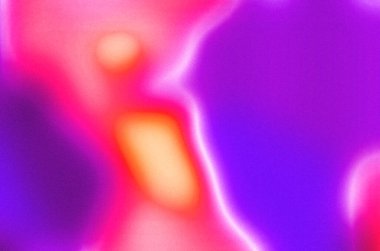 Bulanık buğulu gradyan arkaplan. Renkli dijital tahıl yumuşak ses efekti deseni. Lo-fi çok renkli eski model. VHS Arıza Dokusu