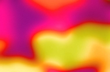 Bulanık buğulu gradyan arkaplan. Renkli dijital tahıl yumuşak ses efekti deseni. Lo-fi çok renkli eski model. VHS Arıza Dokusu