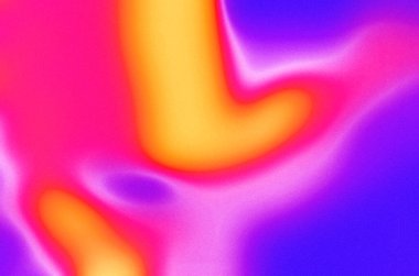 Bulanık buğulu gradyan arkaplan. Renkli dijital tahıl yumuşak ses efekti deseni. Lo-fi çok renkli eski model. VHS Arıza Dokusu