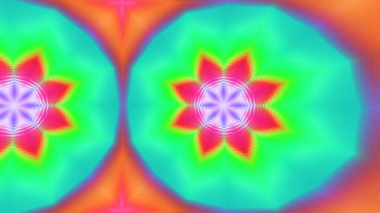 Yumuşak Grain desenli soyut Radyasyon Patlaması, Psikedelik Biçimli Simetrik Parıltı Şablonu, İnce Gürültülü Dairesel Abstrakt, Gradyan Akımlı Kaleydoskopik Yıldız Patlaması