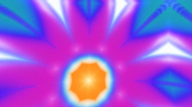 Yumuşak Grain desenli soyut Radyasyon Patlaması, Psikedelik Biçimli Simetrik Parıltı Şablonu, İnce Gürültülü Dairesel Abstrakt, Gradyan Akımlı Kaleydoskopik Yıldız Patlaması