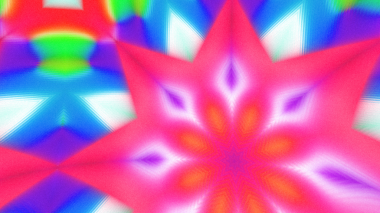 Yumuşak Grain desenli soyut Radyasyon Patlaması, Psikedelik Biçimli Simetrik Parıltı Şablonu, İnce Gürültülü Dairesel Abstrakt, Gradyan Akımlı Kaleydoskopik Yıldız Patlaması