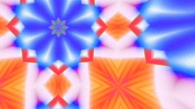 Yumuşak Grain desenli soyut Radyasyon Patlaması, Psikedelik Biçimli Simetrik Parıltı Şablonu, İnce Gürültülü Dairesel Abstrakt, Gradyan Akımlı Kaleydoskopik Yıldız Patlaması