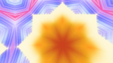 Yumuşak Grain desenli soyut Radyasyon Patlaması, Psikedelik Biçimli Simetrik Parıltı Şablonu, İnce Gürültülü Dairesel Abstrakt, Gradyan Akımlı Kaleydoskopik Yıldız Patlaması