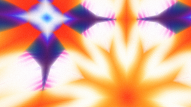 Yumuşak Grain desenli soyut Radyasyon Patlaması, Psikedelik Biçimli Simetrik Parıltı Şablonu, İnce Gürültülü Dairesel Abstrakt, Gradyan Akımlı Kaleydoskopik Yıldız Patlaması