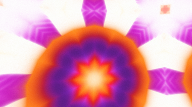 Yumuşak Grain desenli soyut Radyasyon Patlaması, Psikedelik Biçimli Simetrik Parıltı Şablonu, İnce Gürültülü Dairesel Abstrakt, Gradyan Akımlı Kaleydoskopik Yıldız Patlaması