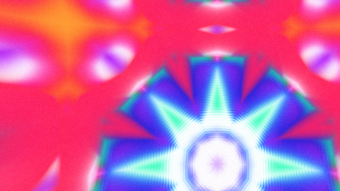 Yumuşak Grain desenli soyut Radyasyon Patlaması, Psikedelik Biçimli Simetrik Parıltı Şablonu, İnce Gürültülü Dairesel Abstrakt, Gradyan Akımlı Kaleydoskopik Yıldız Patlaması