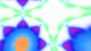 Yumuşak Grain desenli soyut Radyasyon Patlaması, Psikedelik Biçimli Simetrik Parıltı Şablonu, İnce Gürültülü Dairesel Abstrakt, Gradyan Akımlı Kaleydoskopik Yıldız Patlaması