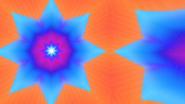 Yumuşak Grain desenli soyut Radyasyon Patlaması, Psikedelik Biçimli Simetrik Parıltı Şablonu, İnce Gürültülü Dairesel Abstrakt, Gradyan Akımlı Kaleydoskopik Yıldız Patlaması