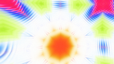 Yumuşak Grain desenli soyut Radyasyon Patlaması, Psikedelik Biçimli Simetrik Parıltı Şablonu, İnce Gürültülü Dairesel Abstrakt, Gradyan Akımlı Kaleydoskopik Yıldız Patlaması