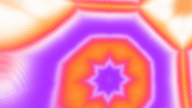 Yumuşak Grain desenli soyut Radyasyon Patlaması, Psikedelik Biçimli Simetrik Parıltı Şablonu, İnce Gürültülü Dairesel Abstrakt, Gradyan Akımlı Kaleydoskopik Yıldız Patlaması