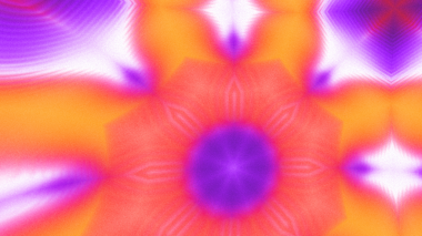 Yumuşak Grain desenli soyut Radyasyon Patlaması, Psikedelik Biçimli Simetrik Parıltı Şablonu, İnce Gürültülü Dairesel Abstrakt, Gradyan Akımlı Kaleydoskopik Yıldız Patlaması