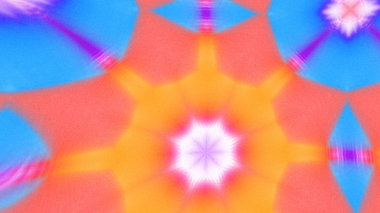 Yumuşak Grain desenli soyut Radyasyon Patlaması, Psikedelik Biçimli Simetrik Parıltı Şablonu, İnce Gürültülü Dairesel Abstrakt, Gradyan Akımlı Kaleydoskopik Yıldız Patlaması