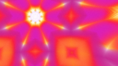 Yumuşak Grain desenli soyut Radyasyon Patlaması, Psikedelik Biçimli Simetrik Parıltı Şablonu, İnce Gürültülü Dairesel Abstrakt, Gradyan Akımlı Kaleydoskopik Yıldız Patlaması