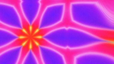 Yumuşak Grain desenli soyut Radyasyon Patlaması, Psikedelik Biçimli Simetrik Parıltı Şablonu, İnce Gürültülü Dairesel Abstrakt, Gradyan Akımlı Kaleydoskopik Yıldız Patlaması