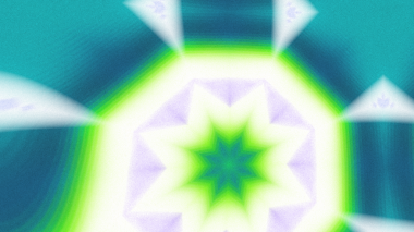 Yumuşak Grain desenli soyut Radyasyon Patlaması, Psikedelik Biçimli Simetrik Parıltı Şablonu, İnce Gürültülü Dairesel Abstrakt, Gradyan Akımlı Kaleydoskopik Yıldız Patlaması