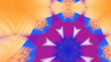 Yumuşak Grain desenli soyut Radyasyon Patlaması, Psikedelik Biçimli Simetrik Parıltı Şablonu, İnce Gürültülü Dairesel Abstrakt, Gradyan Akımlı Kaleydoskopik Yıldız Patlaması