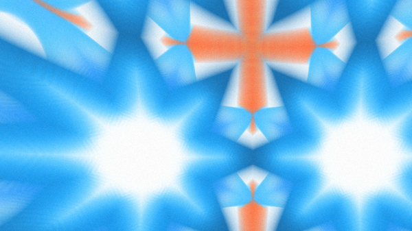 Yumuşak Grain desenli soyut Radyasyon Patlaması, Psikedelik Biçimli Simetrik Parıltı Şablonu, İnce Gürültülü Dairesel Abstrakt, Gradyan Akımlı Kaleydoskopik Yıldız Patlaması