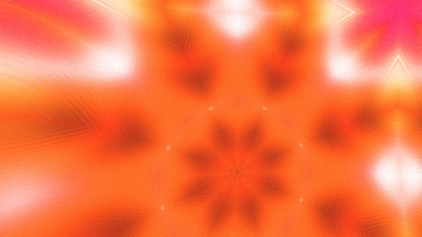 Yumuşak Grain desenli soyut Radyasyon Patlaması, Psikedelik Biçimli Simetrik Parıltı Şablonu, İnce Gürültülü Dairesel Abstrakt, Gradyan Akımlı Kaleydoskopik Yıldız Patlaması