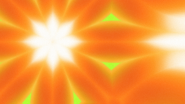 Yumuşak Grain desenli soyut Radyasyon Patlaması, Psikedelik Biçimli Simetrik Parıltı Şablonu, İnce Gürültülü Dairesel Abstrakt, Gradyan Akımlı Kaleydoskopik Yıldız Patlaması