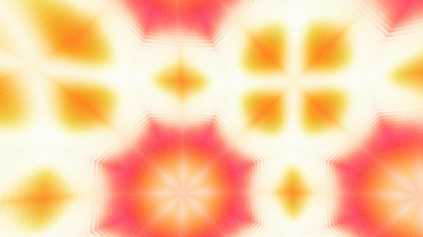 Yumuşak Grain desenli soyut Radyasyon Patlaması, Psikedelik Biçimli Simetrik Parıltı Şablonu, İnce Gürültülü Dairesel Abstrakt, Gradyan Akımlı Kaleydoskopik Yıldız Patlaması