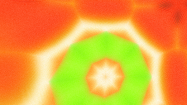 Yumuşak Grain desenli soyut Radyasyon Patlaması, Psikedelik Biçimli Simetrik Parıltı Şablonu, İnce Gürültülü Dairesel Abstrakt, Gradyan Akımlı Kaleydoskopik Yıldız Patlaması