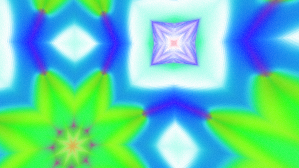 Yumuşak Grain desenli soyut Radyasyon Patlaması, Psikedelik Biçimli Simetrik Parıltı Şablonu, İnce Gürültülü Dairesel Abstrakt, Gradyan Akımlı Kaleydoskopik Yıldız Patlaması