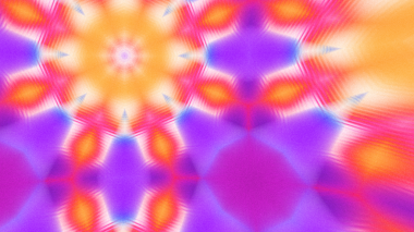 Yumuşak Grain desenli soyut Radyasyon Patlaması, Psikedelik Biçimli Simetrik Parıltı Şablonu, İnce Gürültülü Dairesel Abstrakt, Gradyan Akımlı Kaleydoskopik Yıldız Patlaması