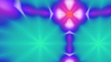 Yumuşak Grain desenli soyut Radyasyon Patlaması, Psikedelik Biçimli Simetrik Parıltı Şablonu, İnce Gürültülü Dairesel Abstrakt, Gradyan Akımlı Kaleydoskopik Yıldız Patlaması