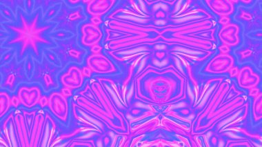 Yumuşak Grain desenli soyut Radyasyon Patlaması, Psikedelik Biçimli Simetrik Parıltı Şablonu, İnce Gürültülü Dairesel Abstrakt, Gradyan Akımlı Kaleydoskopik Yıldız Patlaması