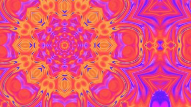 Yumuşak Grain desenli soyut Radyasyon Patlaması, Psikedelik Biçimli Simetrik Parıltı Şablonu, İnce Gürültülü Dairesel Abstrakt, Gradyan Akımlı Kaleydoskopik Yıldız Patlaması