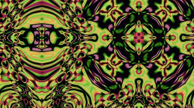 Yumuşak Grain desenli soyut Radyasyon Patlaması, Psikedelik Biçimli Simetrik Parıltı Şablonu, İnce Gürültülü Dairesel Abstrakt, Gradyan Akımlı Kaleydoskopik Yıldız Patlaması