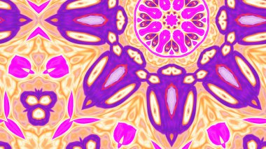 Yumuşak Grain desenli soyut Radyasyon Patlaması, Psikedelik Biçimli Simetrik Parıltı Şablonu, İnce Gürültülü Dairesel Abstrakt, Gradyan Akımlı Kaleydoskopik Yıldız Patlaması