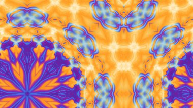 Yumuşak Grain desenli soyut Radyasyon Patlaması, Psikedelik Biçimli Simetrik Parıltı Şablonu, İnce Gürültülü Dairesel Abstrakt, Gradyan Akımlı Kaleydoskopik Yıldız Patlaması